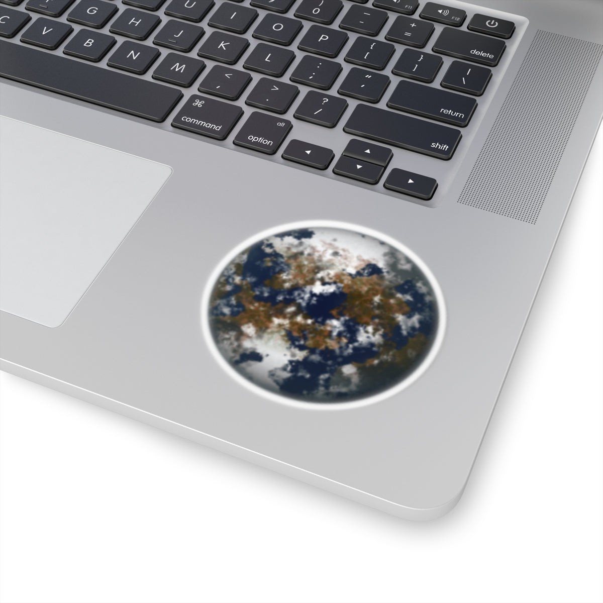 Planet Globe Sticker — Earth-Like Fantasy World Decal Books, backpacks, Mirror & Gift