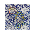 Floral Blue Pattern Face Towel — Vintage Botanical Design