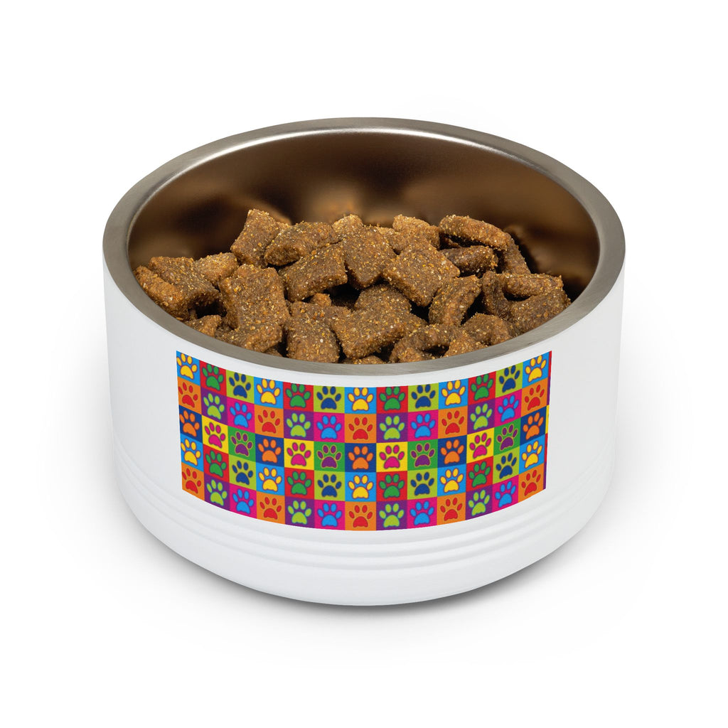 Kitten Row Stainless Steel Pet Bowl — 18oz Cat Feeding Dish