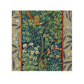 Vintage Botanical Face Towel — William Morris Style Tree & Bird Floral Design
