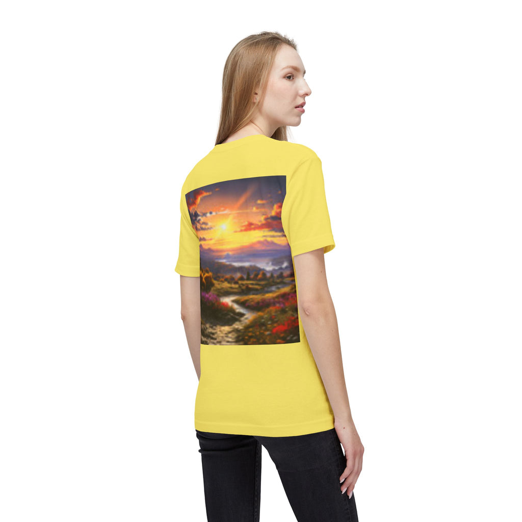Wolf Spirit T‑Shirt — Scenic Sunset Landscape Graphic Tee