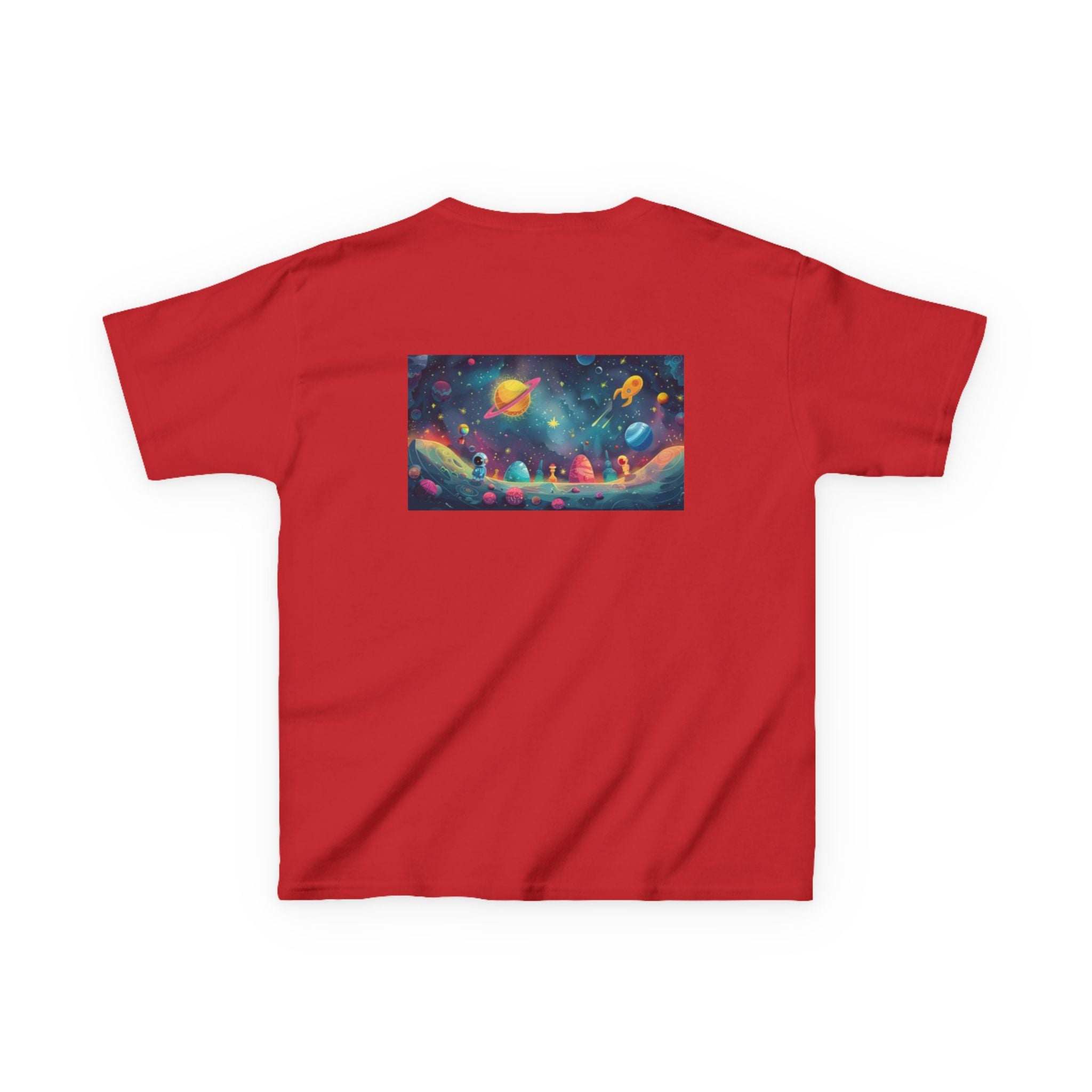 Kids Alien Space I Believe in You T-shirt — Colorful Extraterrestrial Galaxy Shirt