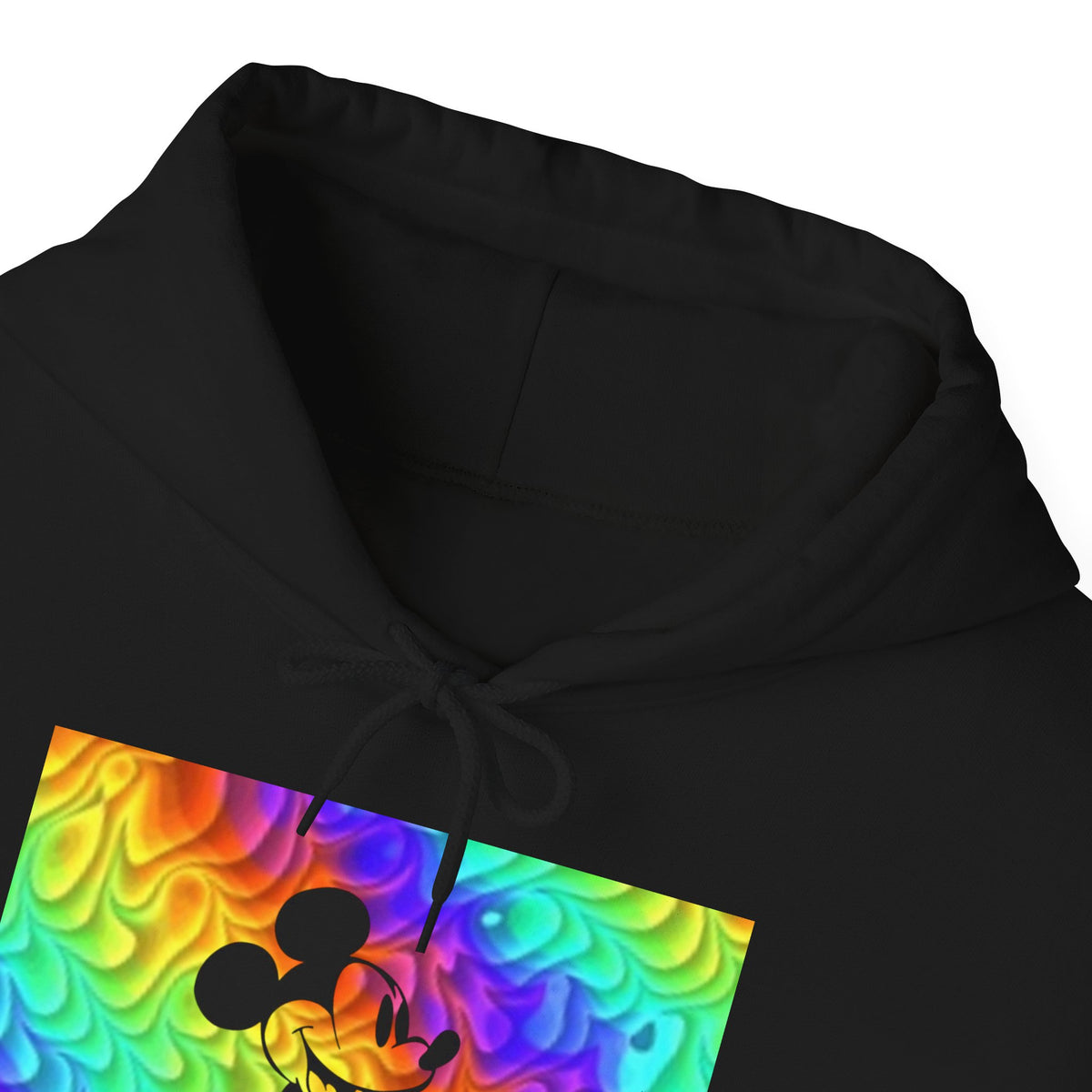 Mickey Mouse Rainbow Colors Unisex Heavy Blend Hooded Sweatshirt Warm & Cozy
