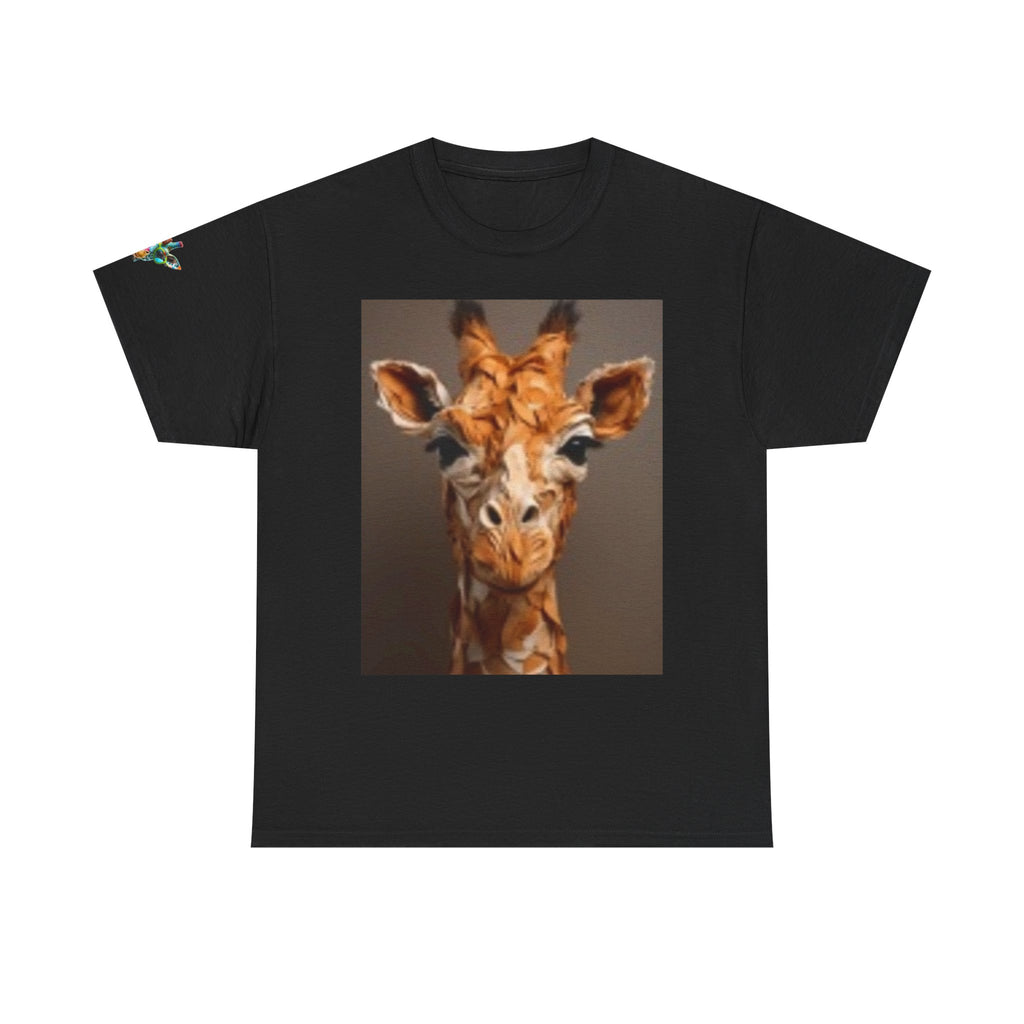 Giraffe Portrait Tee - Cute Watercolor Animal Graphic T-Shirt