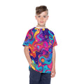 Kids Jersey — Bright Psychedelic Swirl All-Over Print