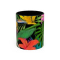 Tropical Floral Coffee Mug — Colorful Paradise Accent Mug (11/15 oz)
