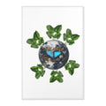 Earth Day & Earth Facts  Butterfly Planet Leaves Area Rug