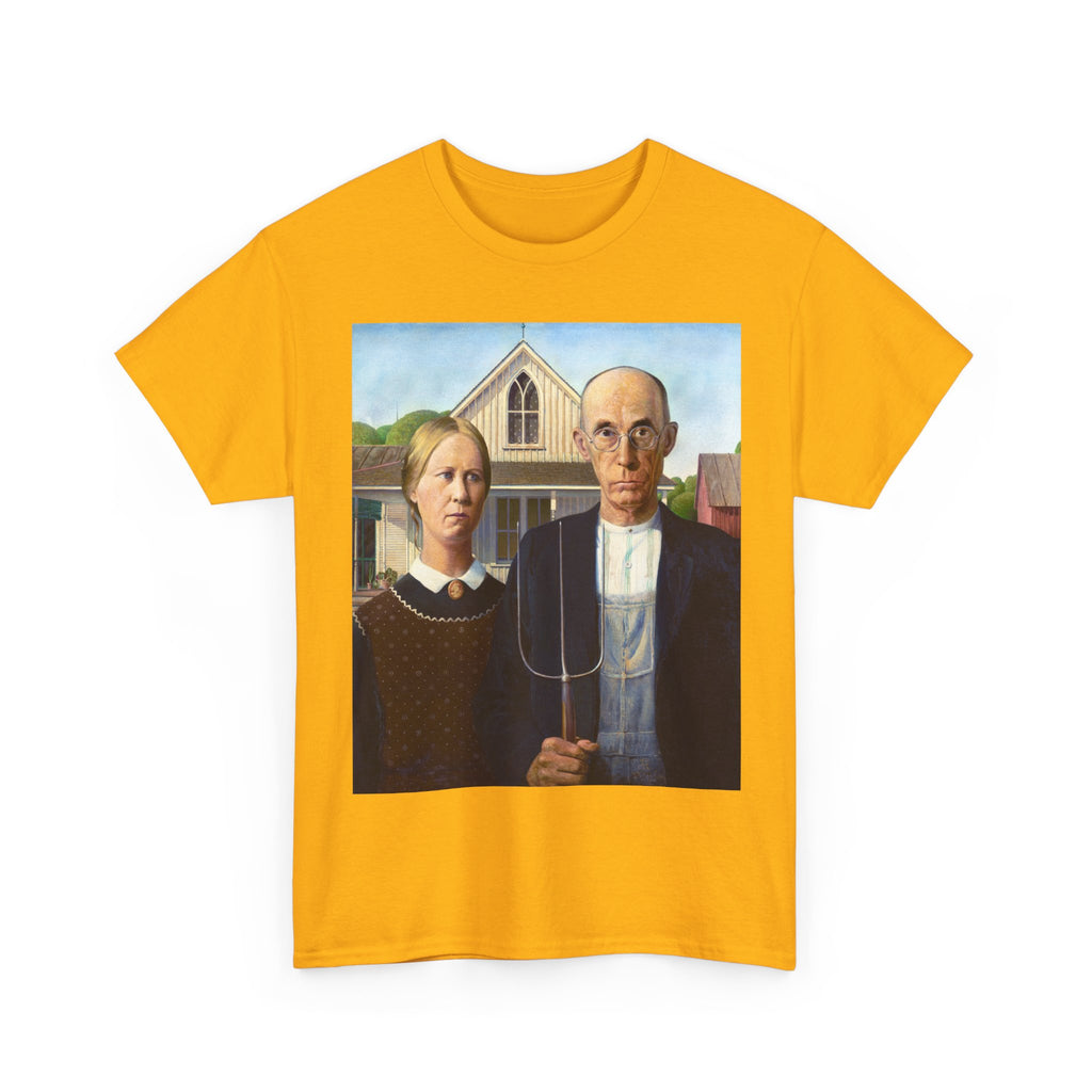 T‑Shirt — American Gothic Parody Print Tee