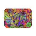 Psychedelic Floral Bath Mat — Colorful Daisy Anti‑Slip Bathroom Rug