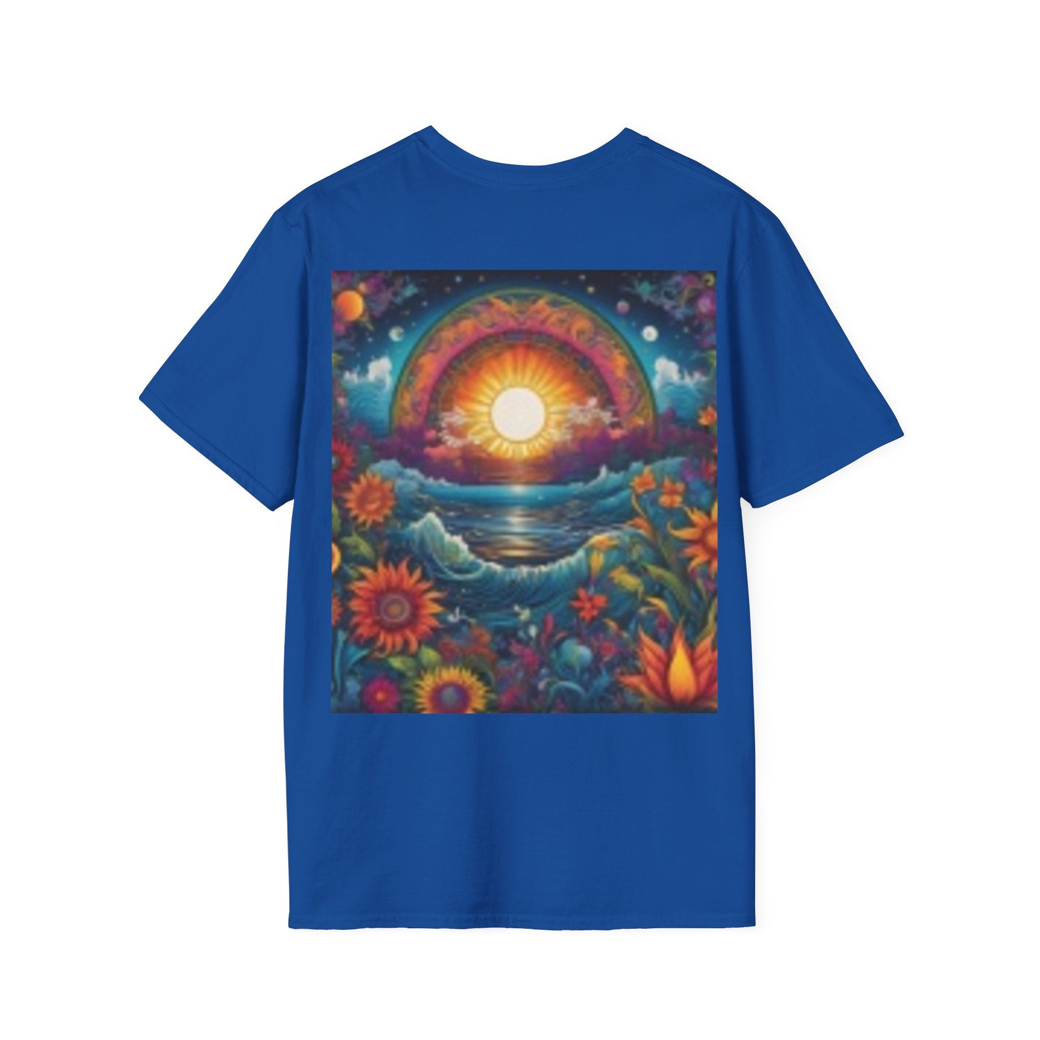 Mermaid Portrait T-Shirt — Artistic Red-Headed Siren Graphic Tee