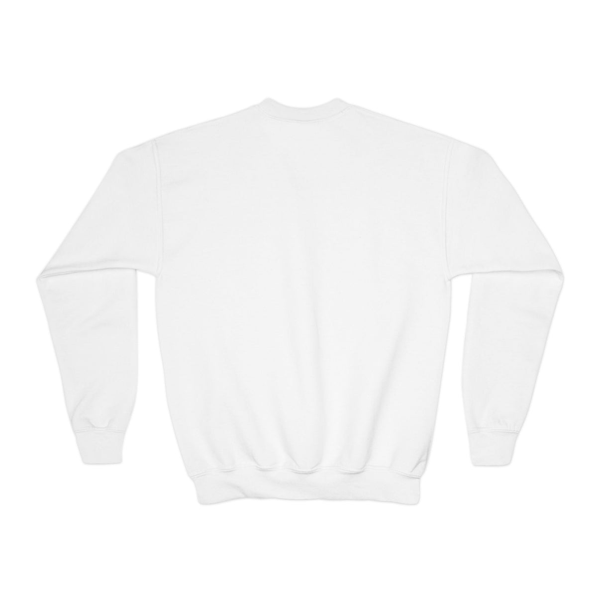 Youth Crewneck Sweatshirt — Colorful Cartoon Kittens Group Graphic