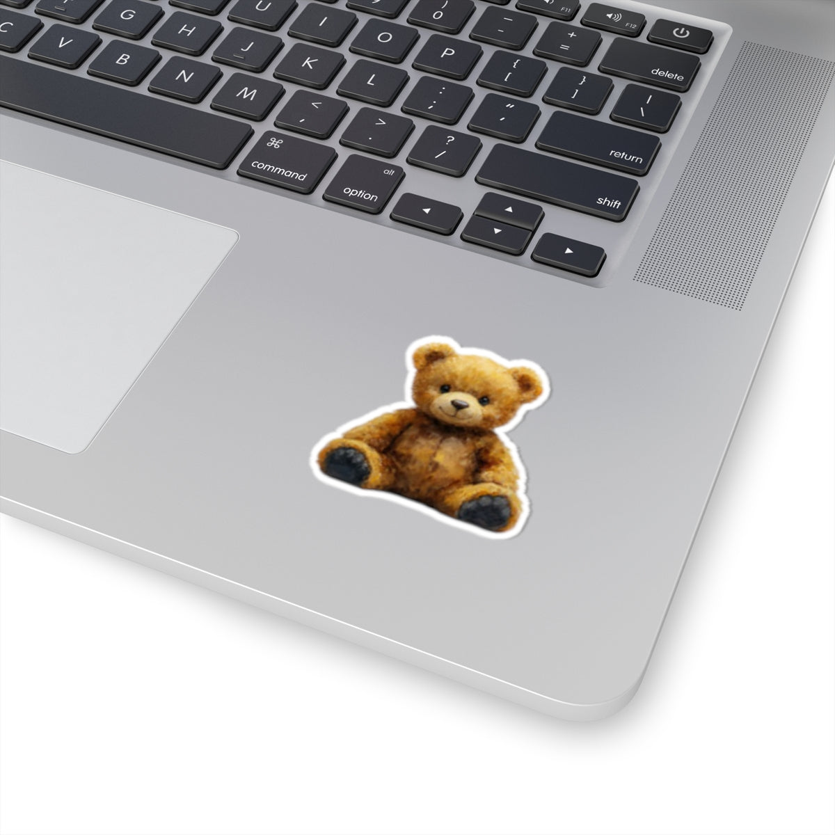 Teddy Bear Sticker — Cute Plush Toy Decal for Laptops, Water Bottles & Gifts
