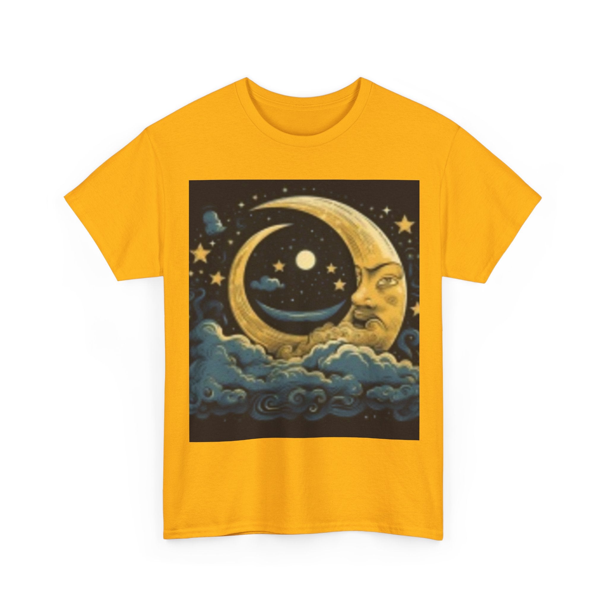 Copy of Celestial Moon Face Tee — Vintage Night Sky Graphic T-Shirt