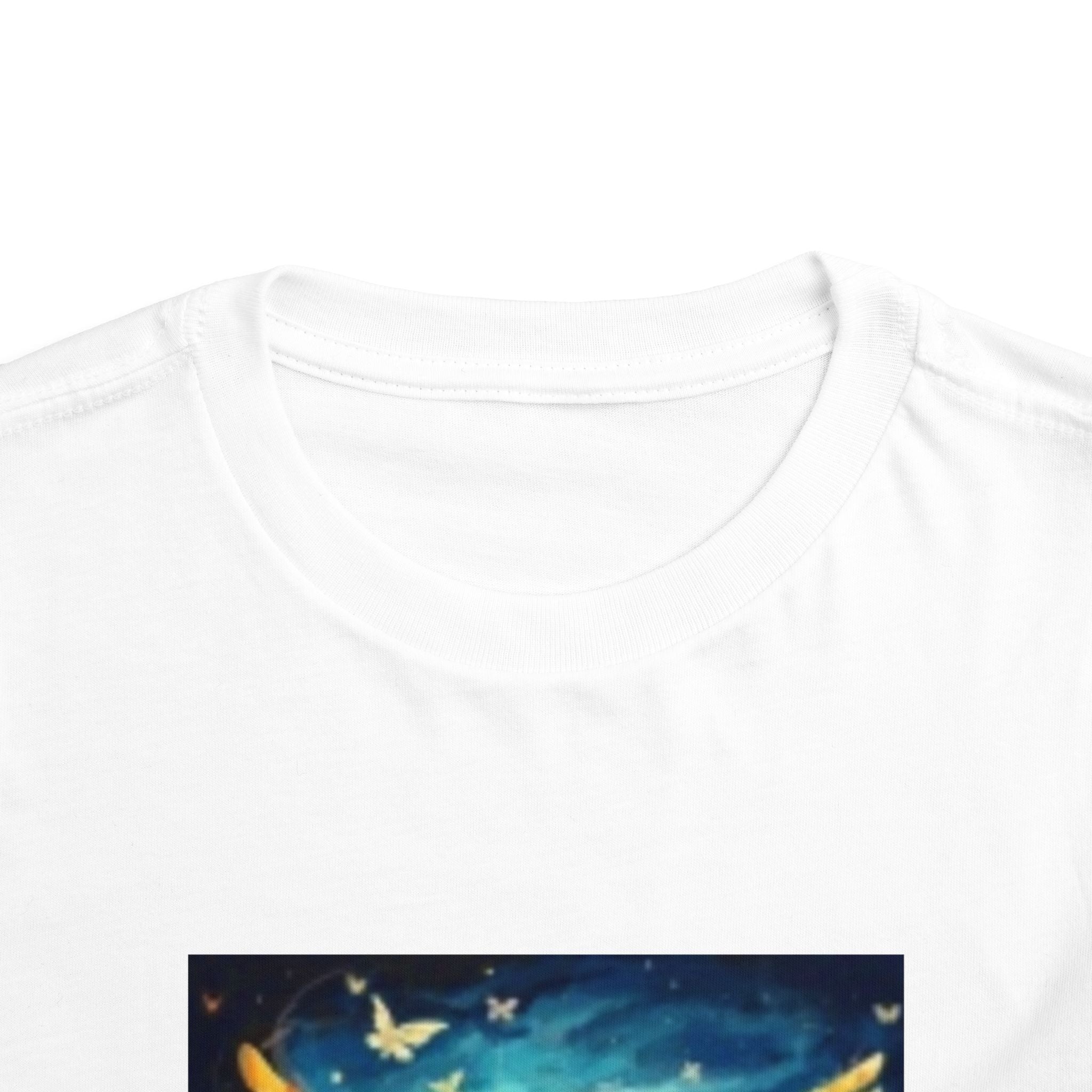 Toddler Tee — Angelic Flying Elephant Graphic Kids Shirt