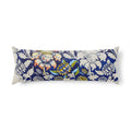 Floral Blue Body Pillow – Vintage Botanical Bolster