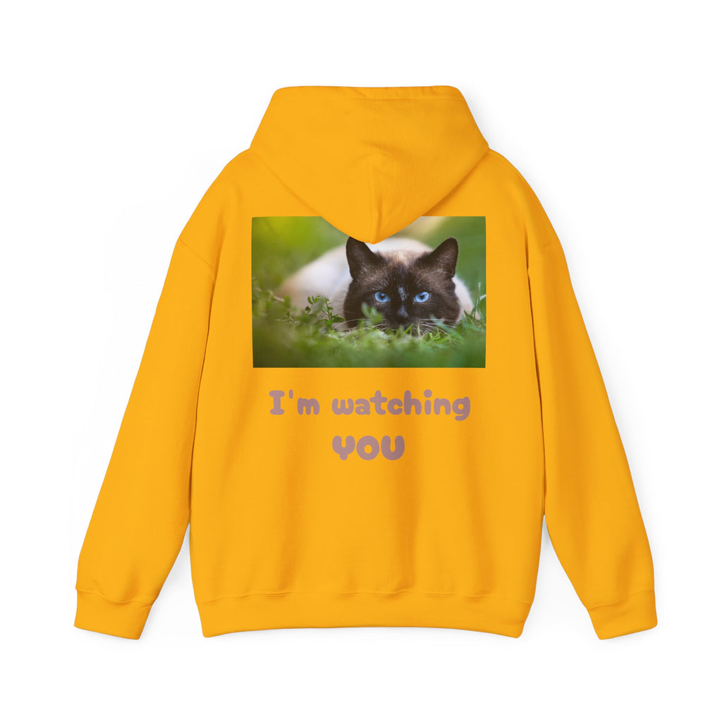 Siamese Cat Photo Hoodie – Blue-Eyed Cat Graphic Sweatshirt