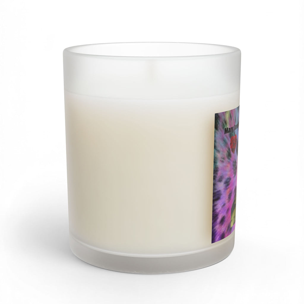 Mary Jordan  Glass Candle — Personalized Scented 11oz Candle with 'Mary Jordan' Design
