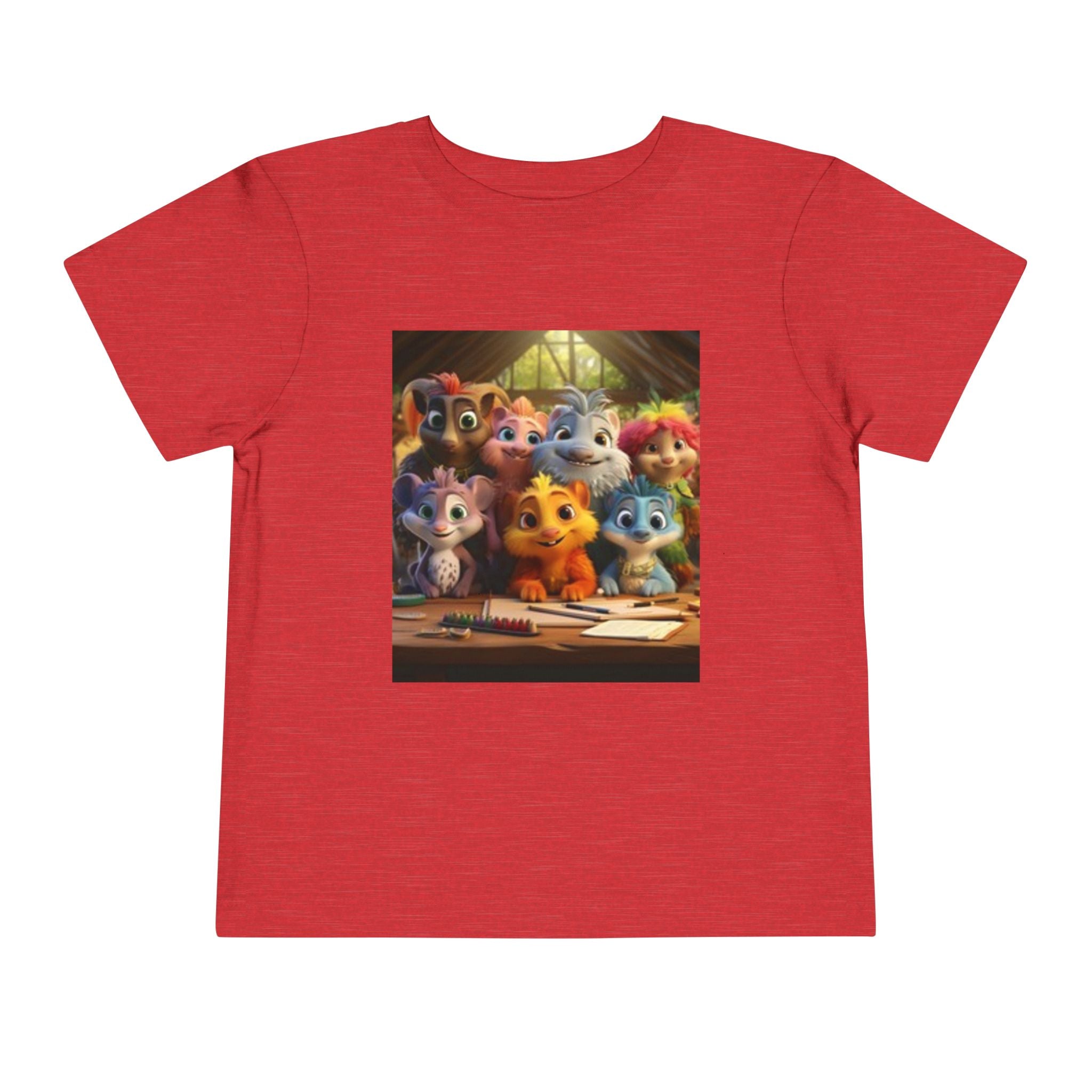 Toddler T-shirt— Cute Cartoon Animal Friends "Friendship" Graphic Shirt