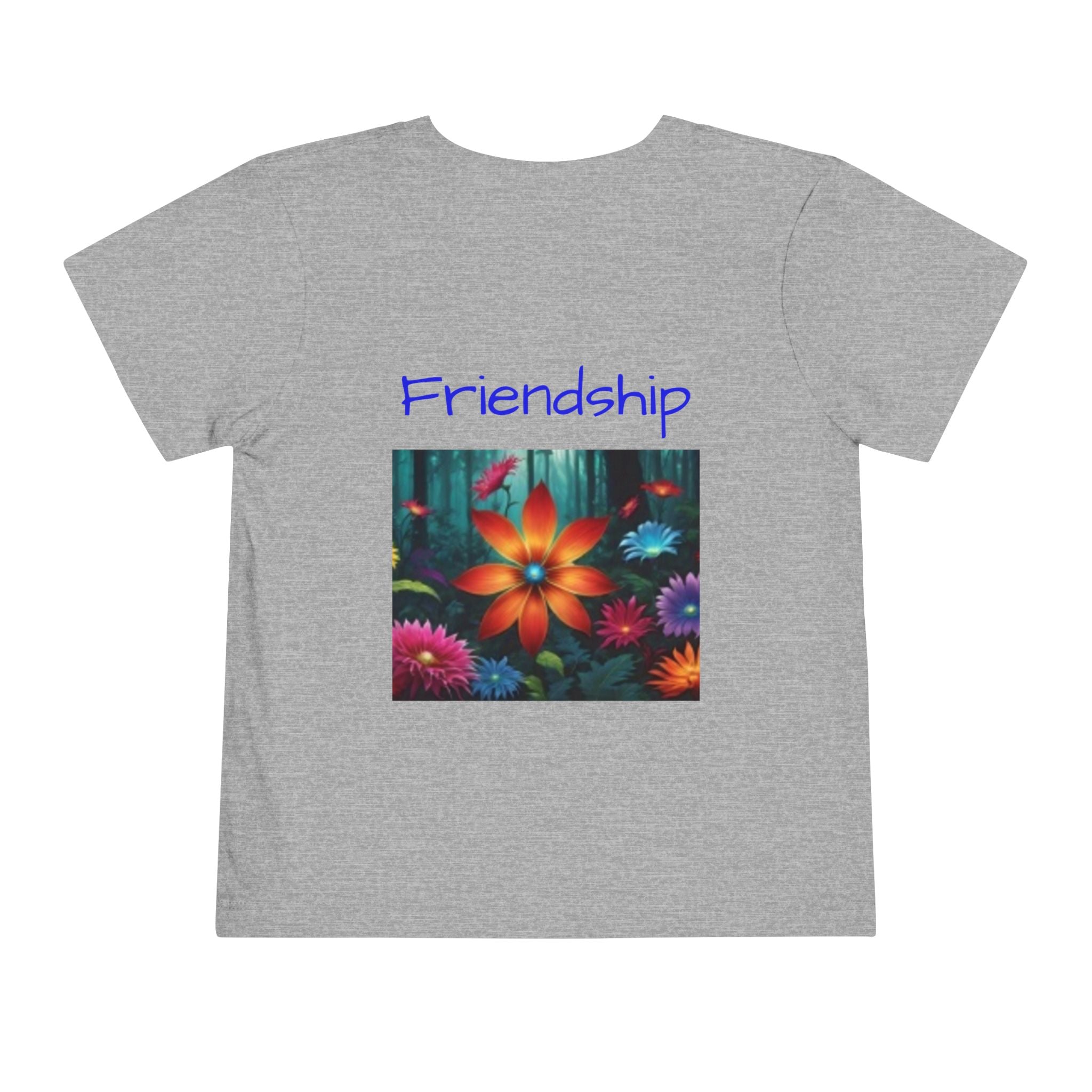 Toddler T-shirt— Cute Cartoon Animal Friends "Friendship" Graphic Shirt