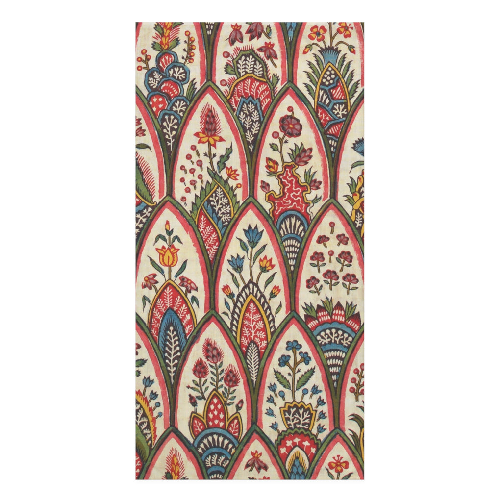 Floral Paisley Cotton Towel — Boho Botanical Bath & Beach Towel