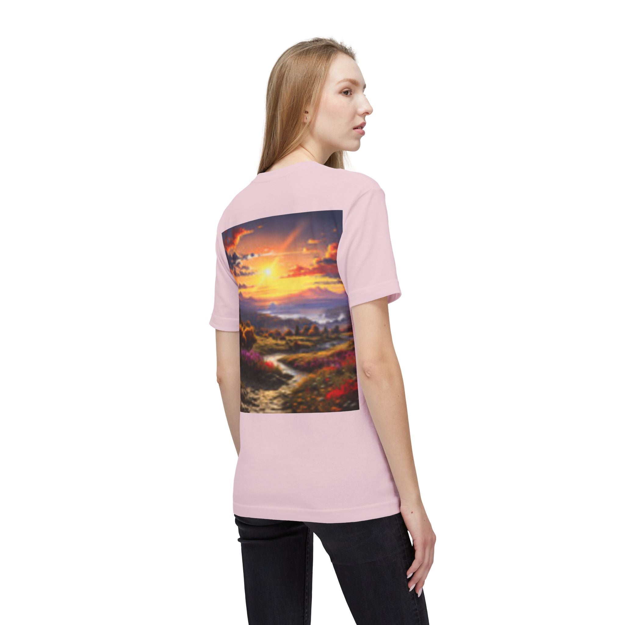 Wolf Spirit T‑Shirt — Scenic Sunset Landscape Graphic Tee