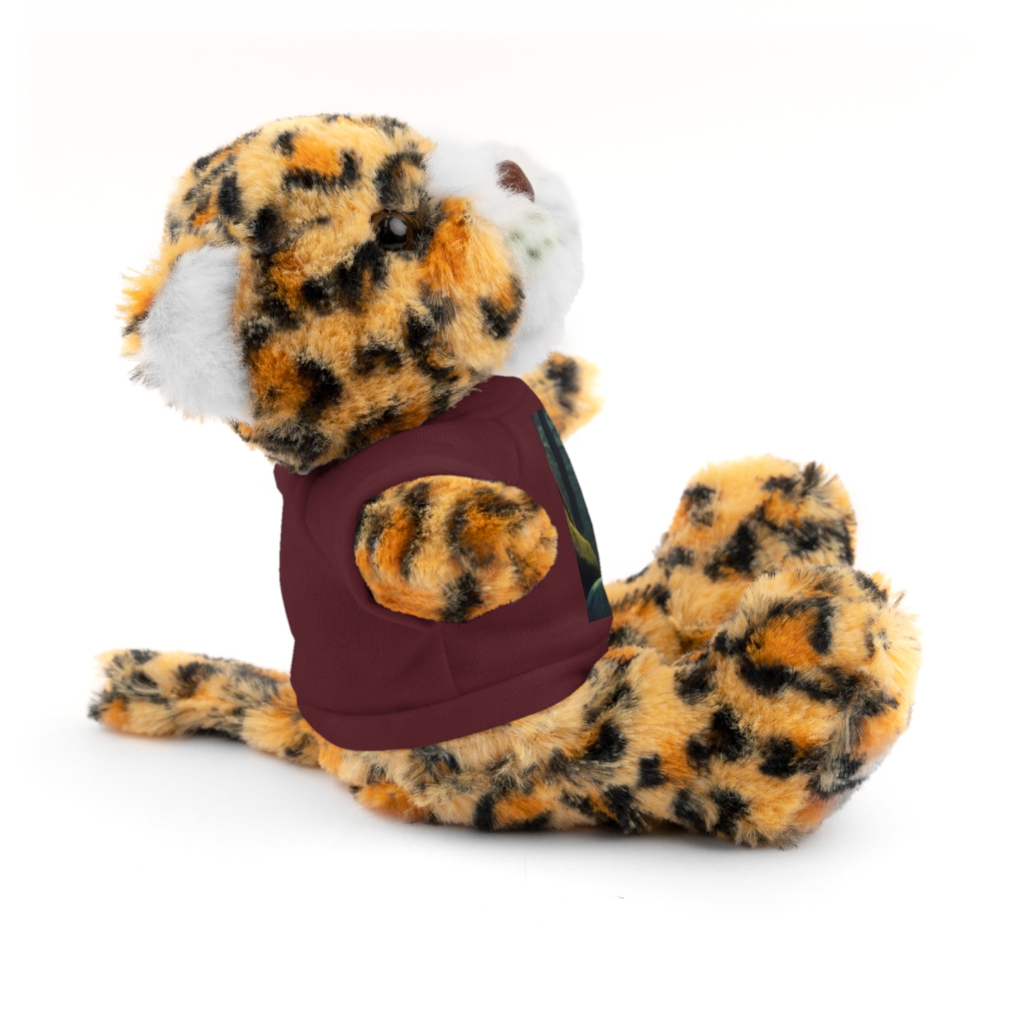 Brown Plush Teddy Bear with Cute Coffee Mug Tee - Gift for Kids & Coffee Lovers