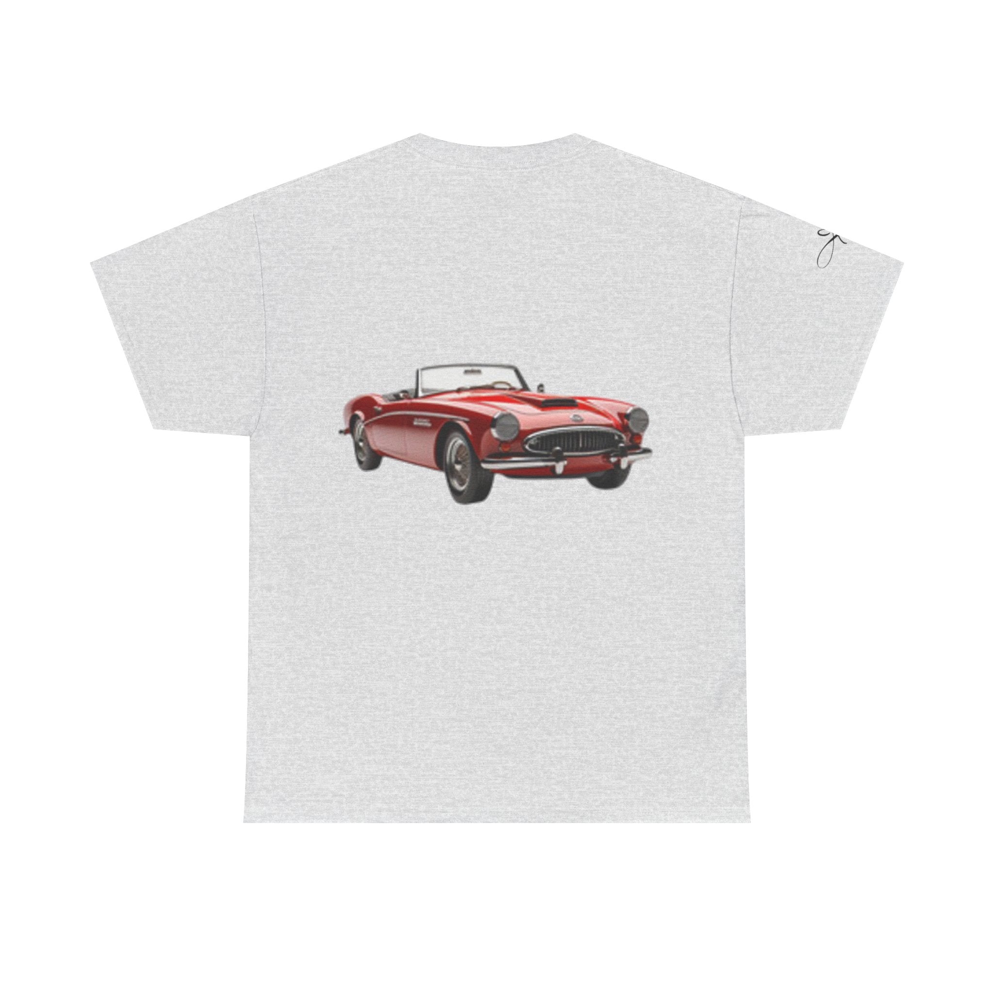 Pinup Girl Graphic T-shirt & Fast Car — Retro 1950s Bathing Beauty T-Shirt