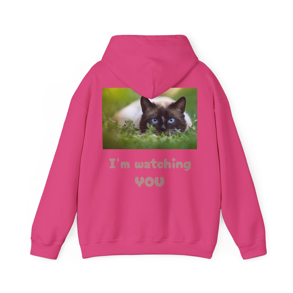 Siamese Cat Photo Hoodie – Blue-Eyed Cat Graphic Sweatshirt
