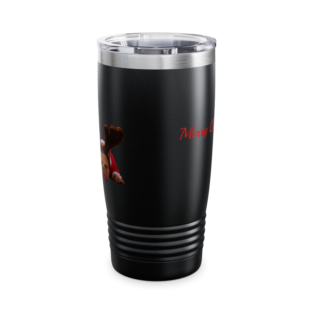 Vintage Santa 20oz Tumbler — Merry Christmas Travel Mug