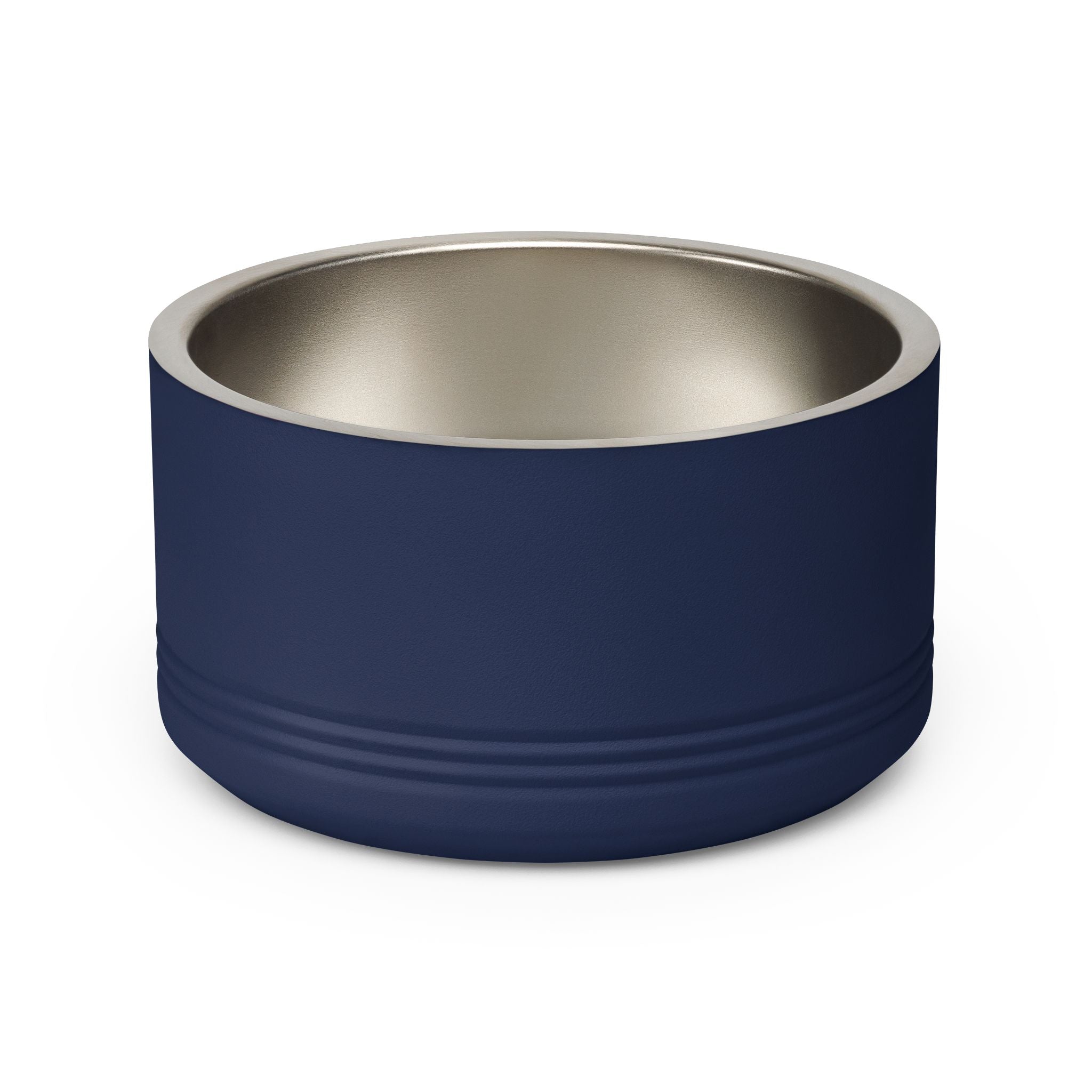 Cute Dog Face Stainless Steel Pet Bowl — 18 oz Cute Minimalist Dog Food & Water Dish