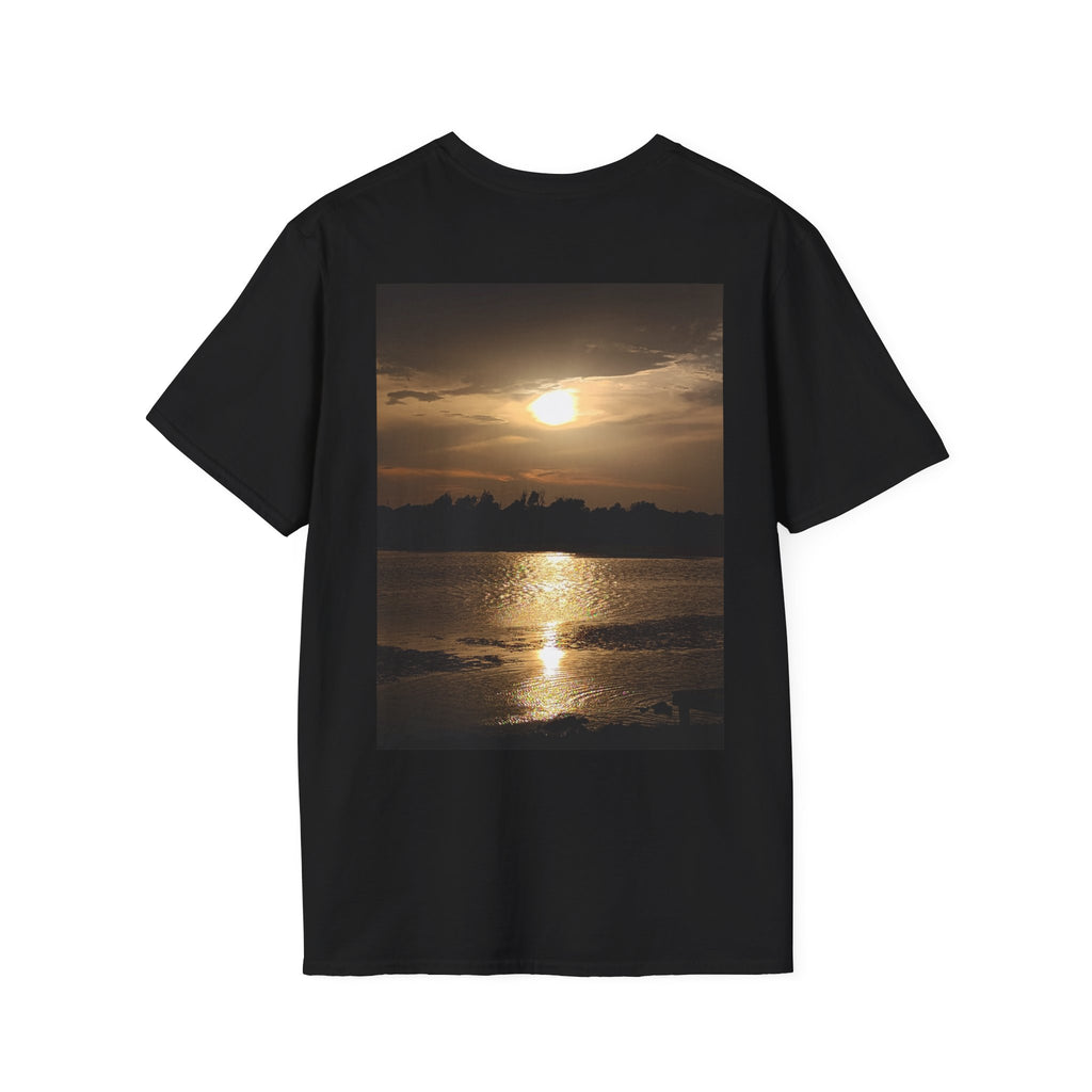 Dog Love You & Beautiful Sunset Unisex Softstyle T-Shirt Pet Lovers T-shirt