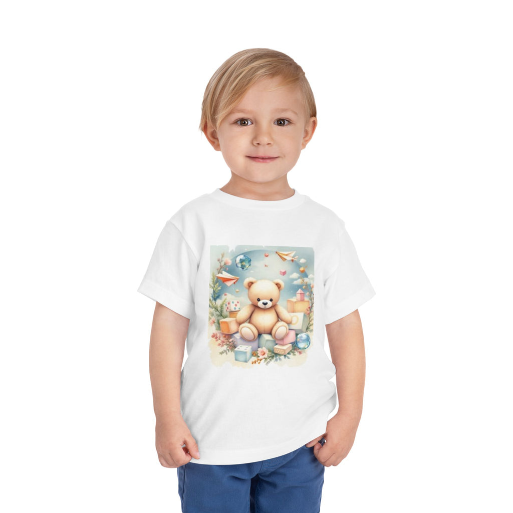 Teddy Bear Baby Toddler Tee – Cute Plush Toy Nursery Shirt