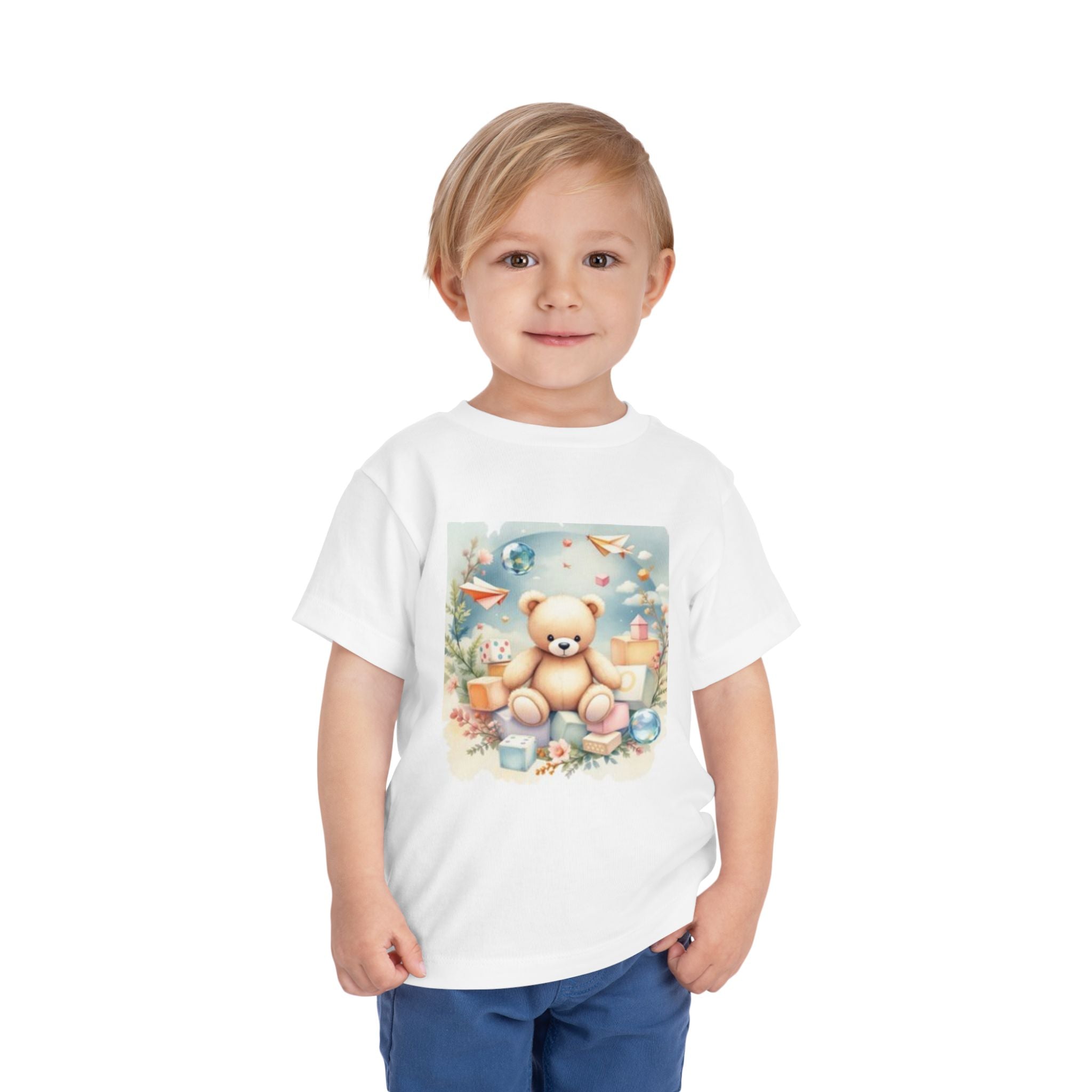 Teddy Bear Baby Toddler Tee – Cute Plush Toy Nursery Shirt