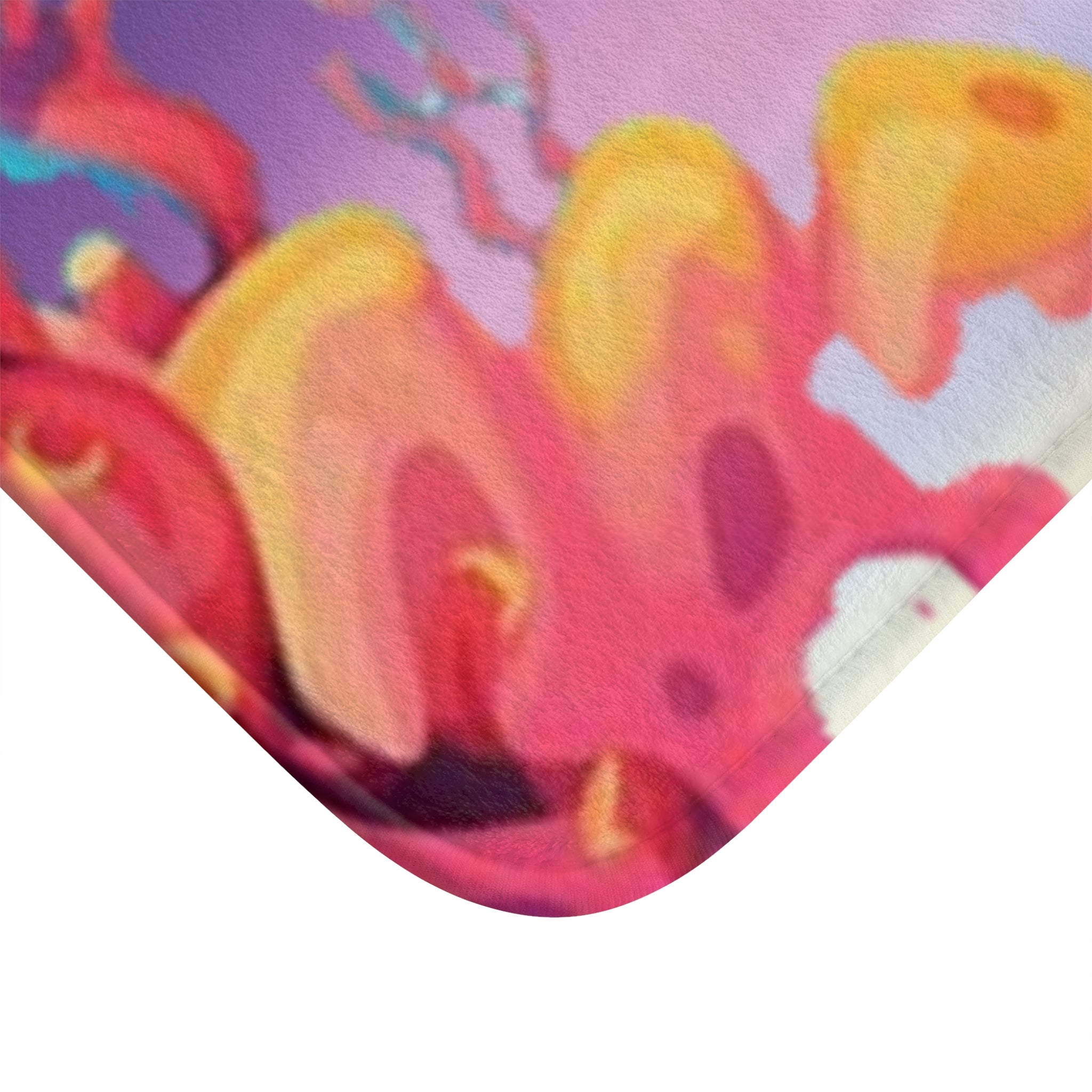 Cute Shark Bath Mat — Colorful Underwater Coral & Clownfish Kids Bath Rug
