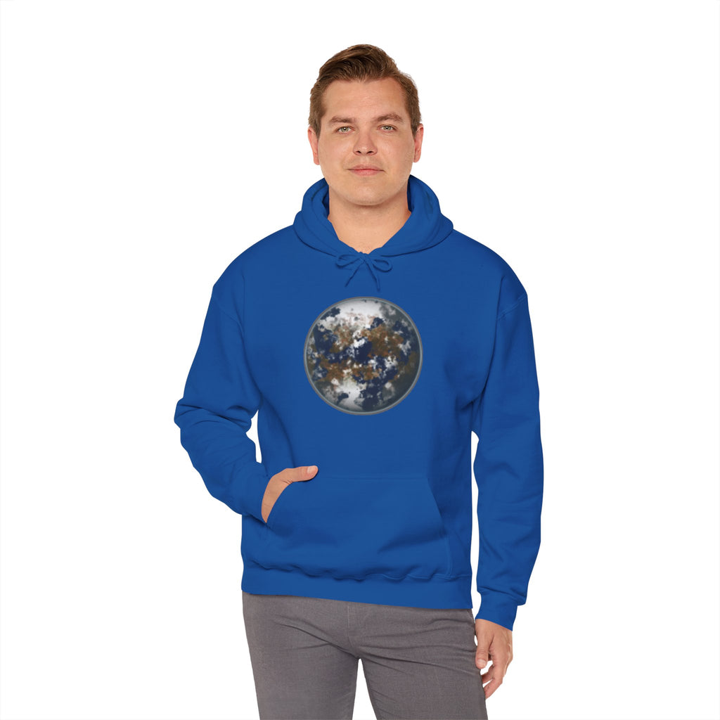 Galaxy Planet Hoodie —Facts Earth-Like Orb Space Graphic Pullover