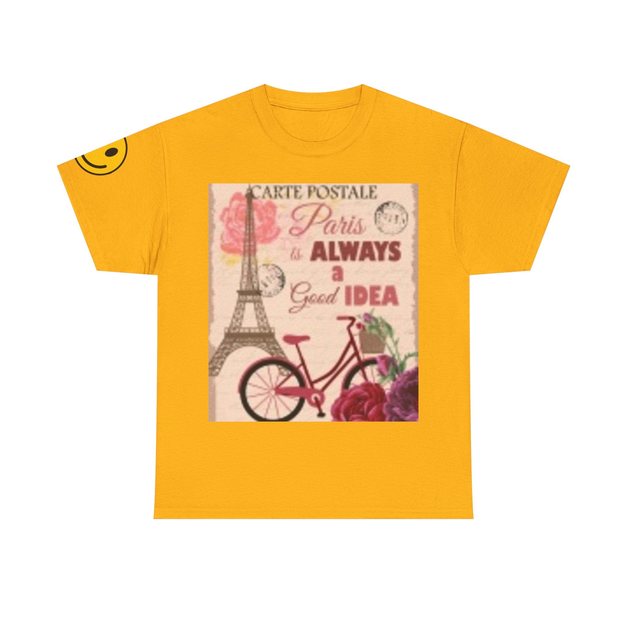 T-shirt Vélo Vintage Paris – T-shirt imprimé « Paris is Always a Good Idea »