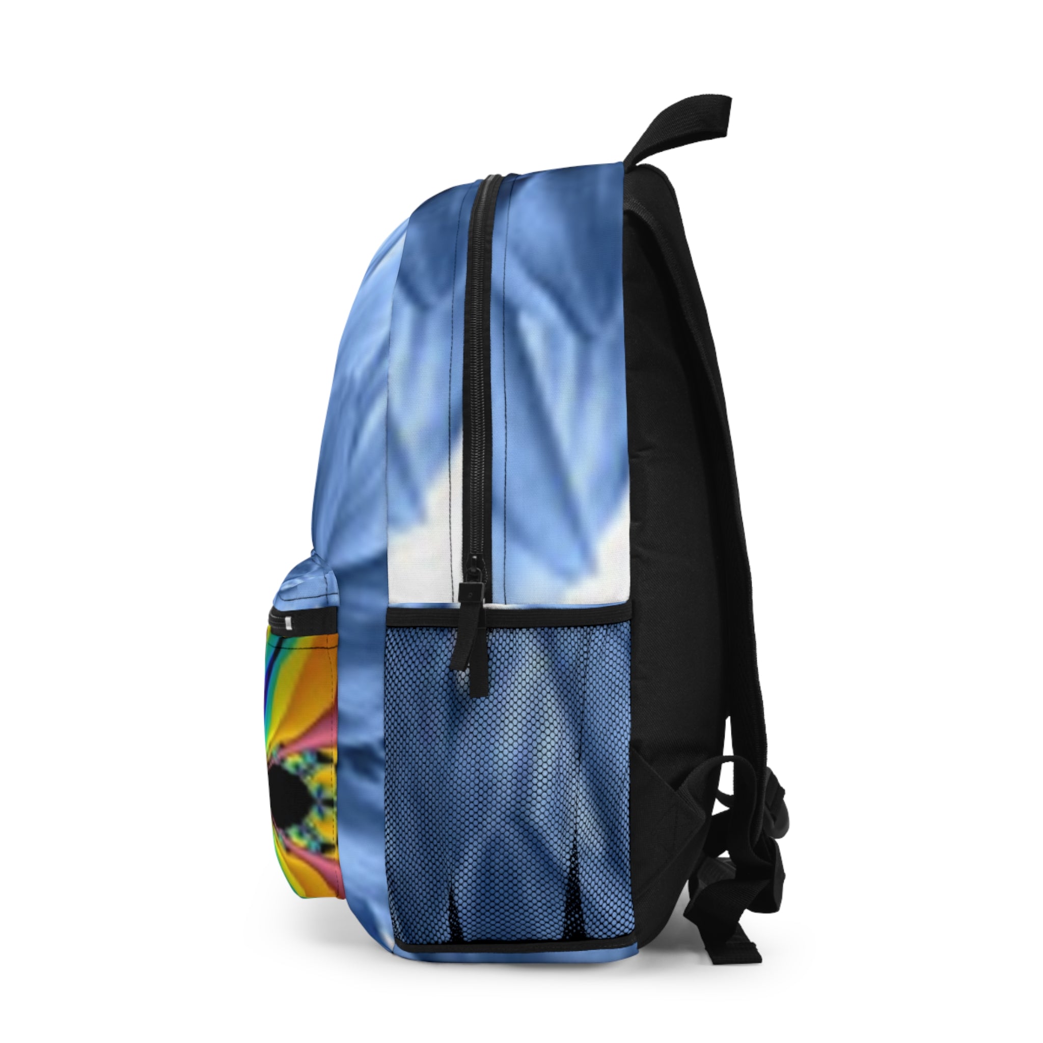Blue Floral Kaleidoscope Backpack