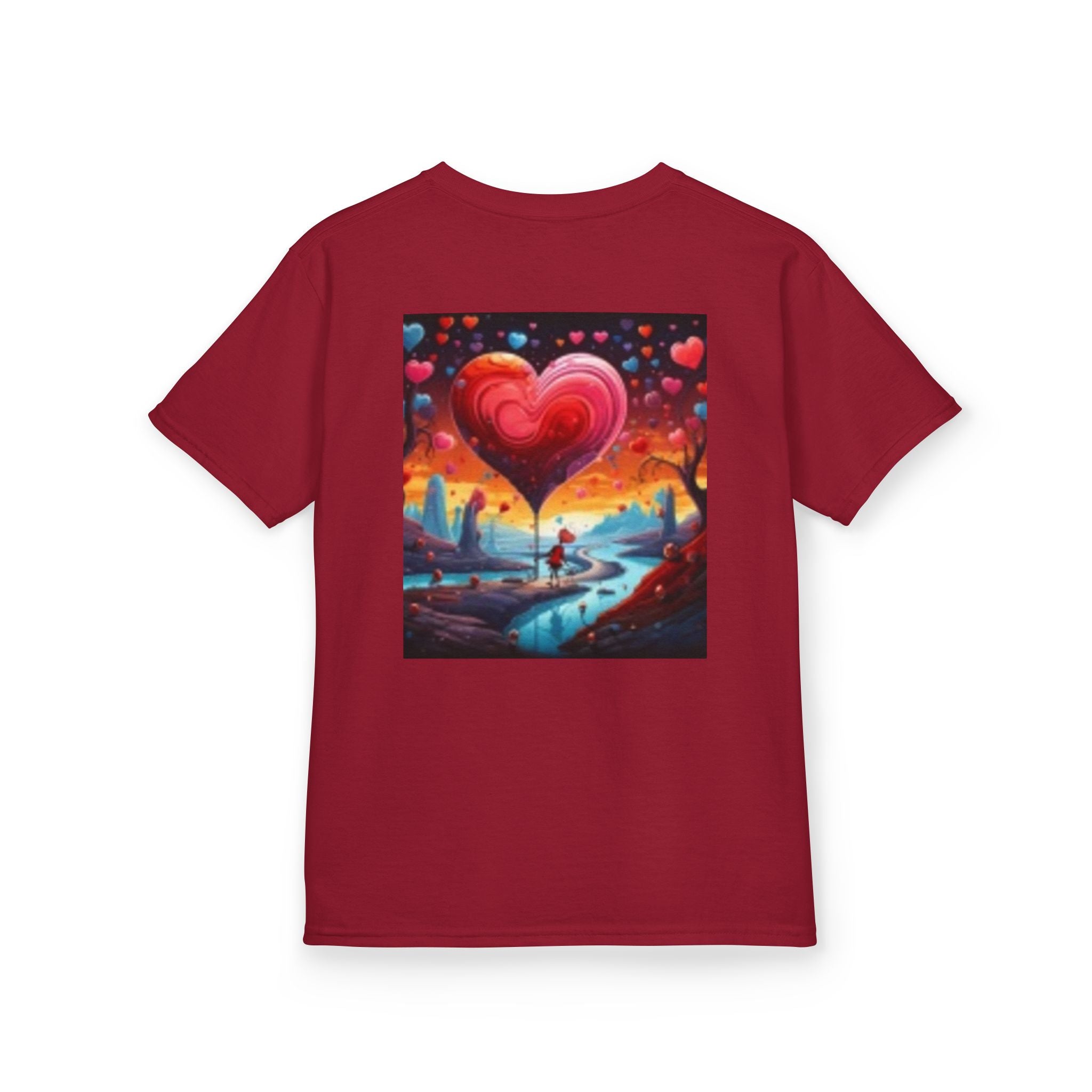 Kids T-Shirt — Cute Wide-Eyed Dog Portrait Tee for Children