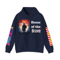 USA Flag Soldier Hoodie — Patriotic American Veteran Pullover