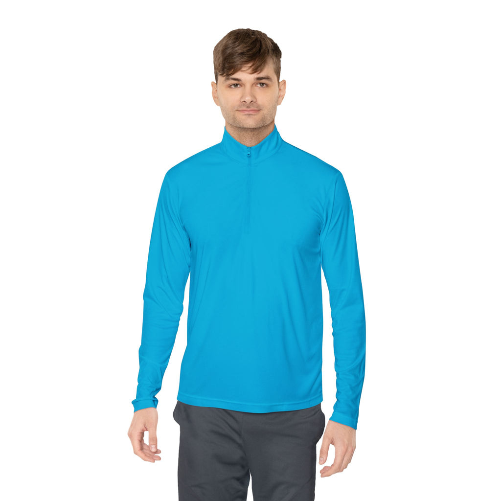 Quarter-Zip Pullover — Steampunk Cat Graphic