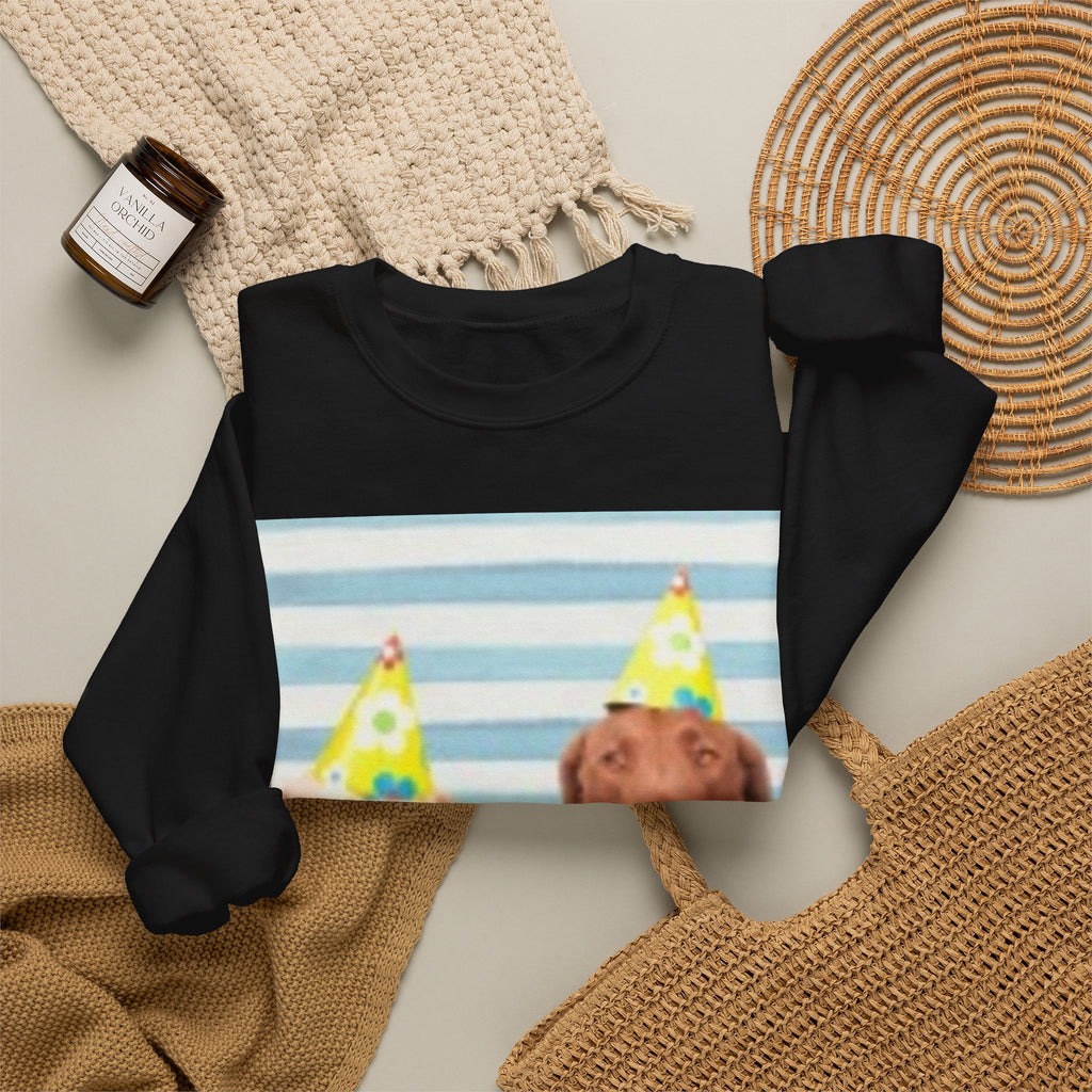Birthday Dogs Happy Birthday to Me Crewneck Sweatshirt