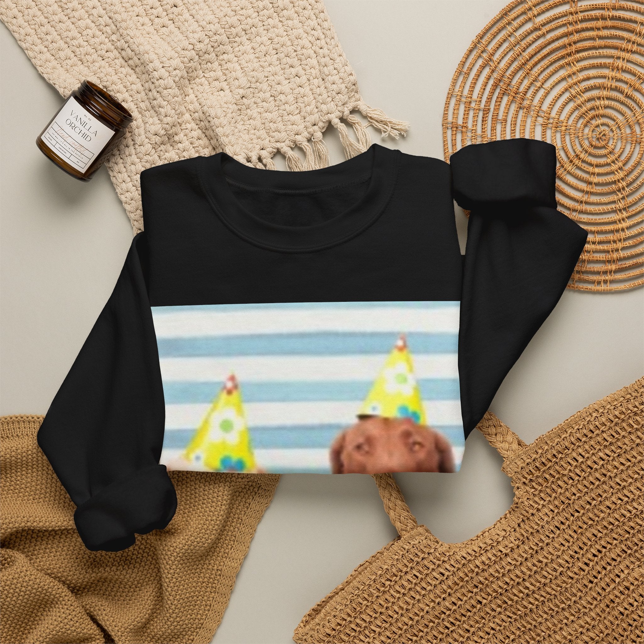 Birthday Dogs Happy Birthday to Me Crewneck Sweatshirt