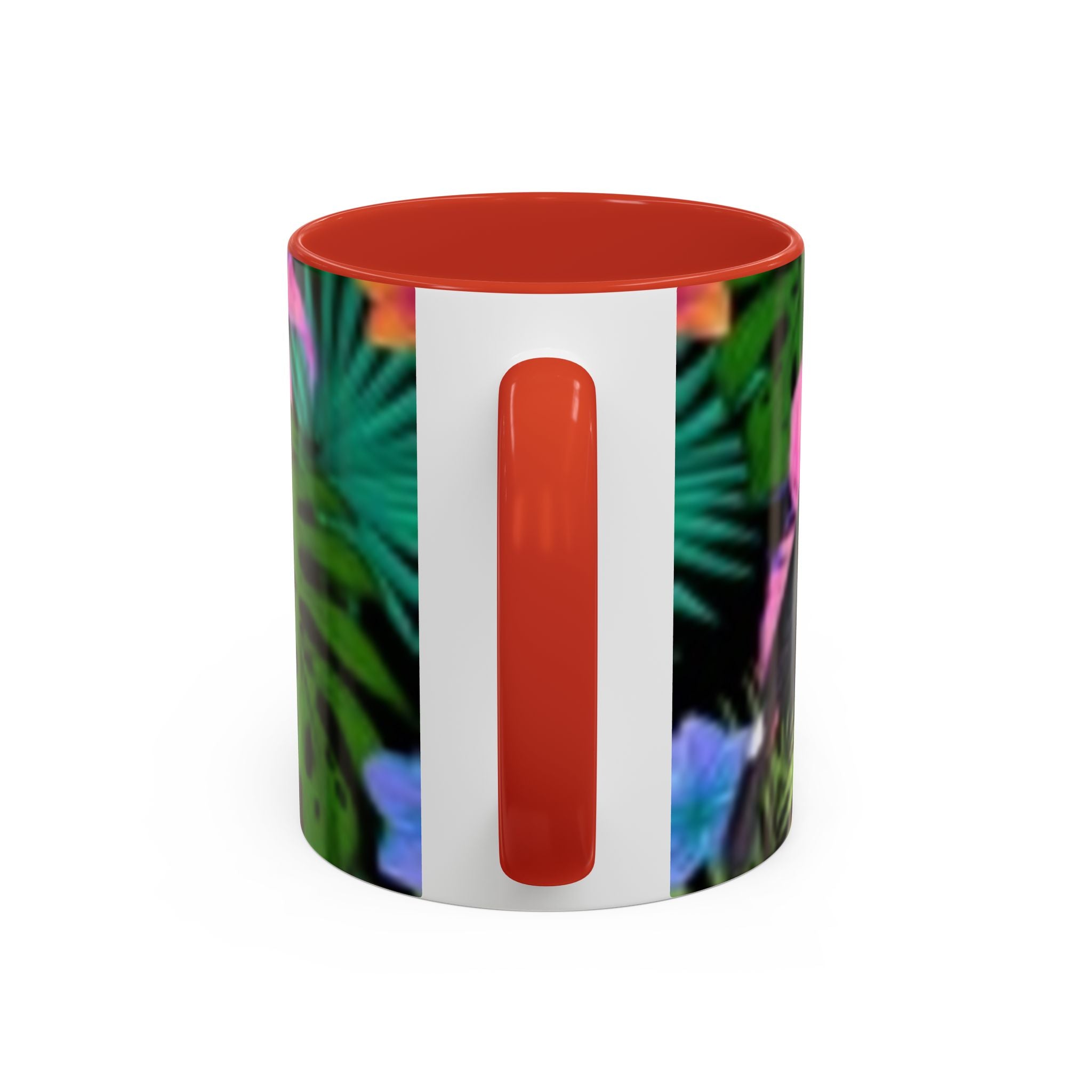 Tropical Floral Coffee Mug — Colorful Paradise Accent Mug (11/15 oz)