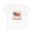 Toddler Short Sleeve T-shirt USA Flag & Cartoon Dogs