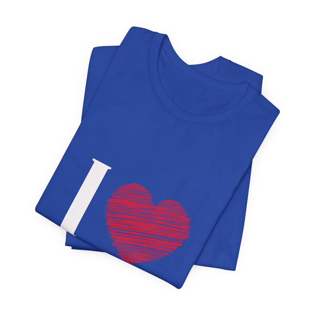 I  Love TX T-Shirt - Texas Love Graphic Tee