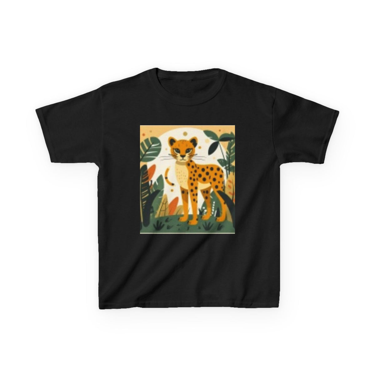 Kids Cheetah Tee — Cute Jungle Animal Shirt for Boys & Girls