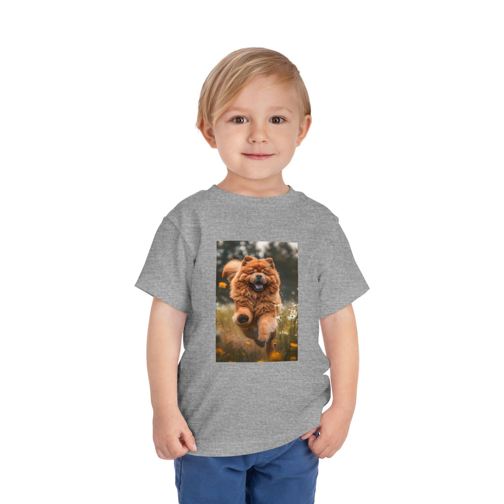 Chow Chow Puppy Photo Toddler Tee