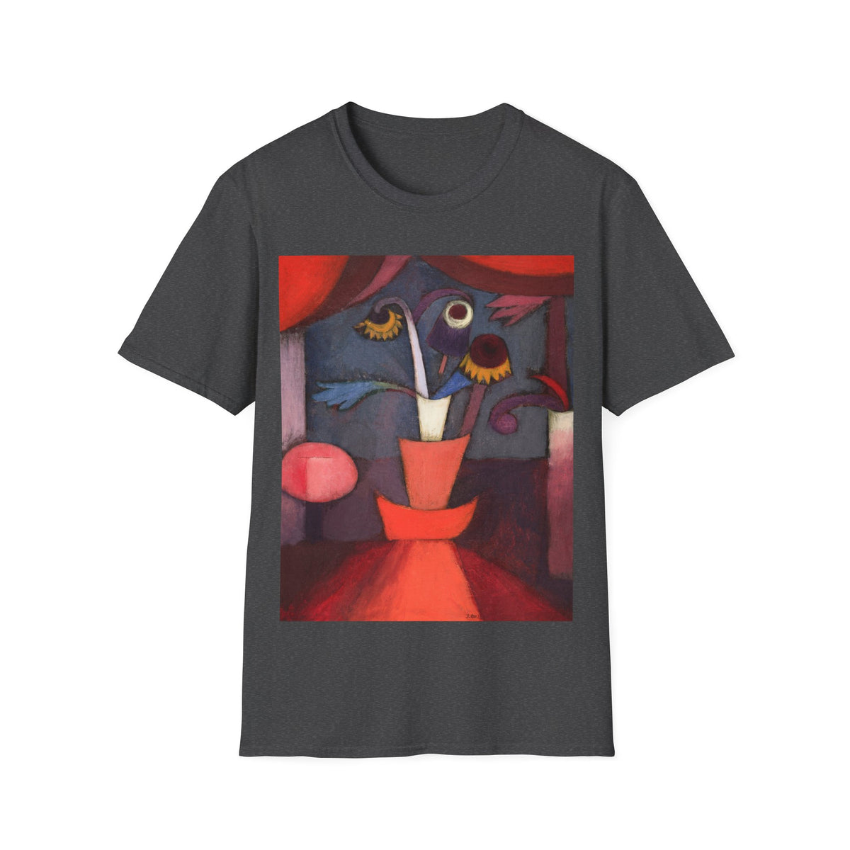 Sunflowers in a Clay Pot Unisex Softstyle T-Shirt
