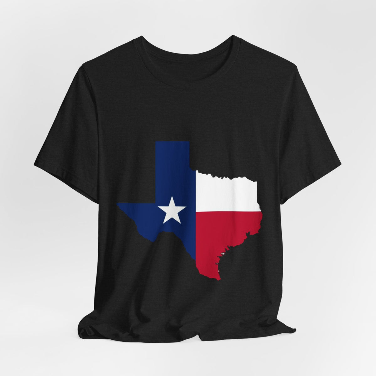 Texas Flag T-Shirt — Texas State Outline with Lone Star