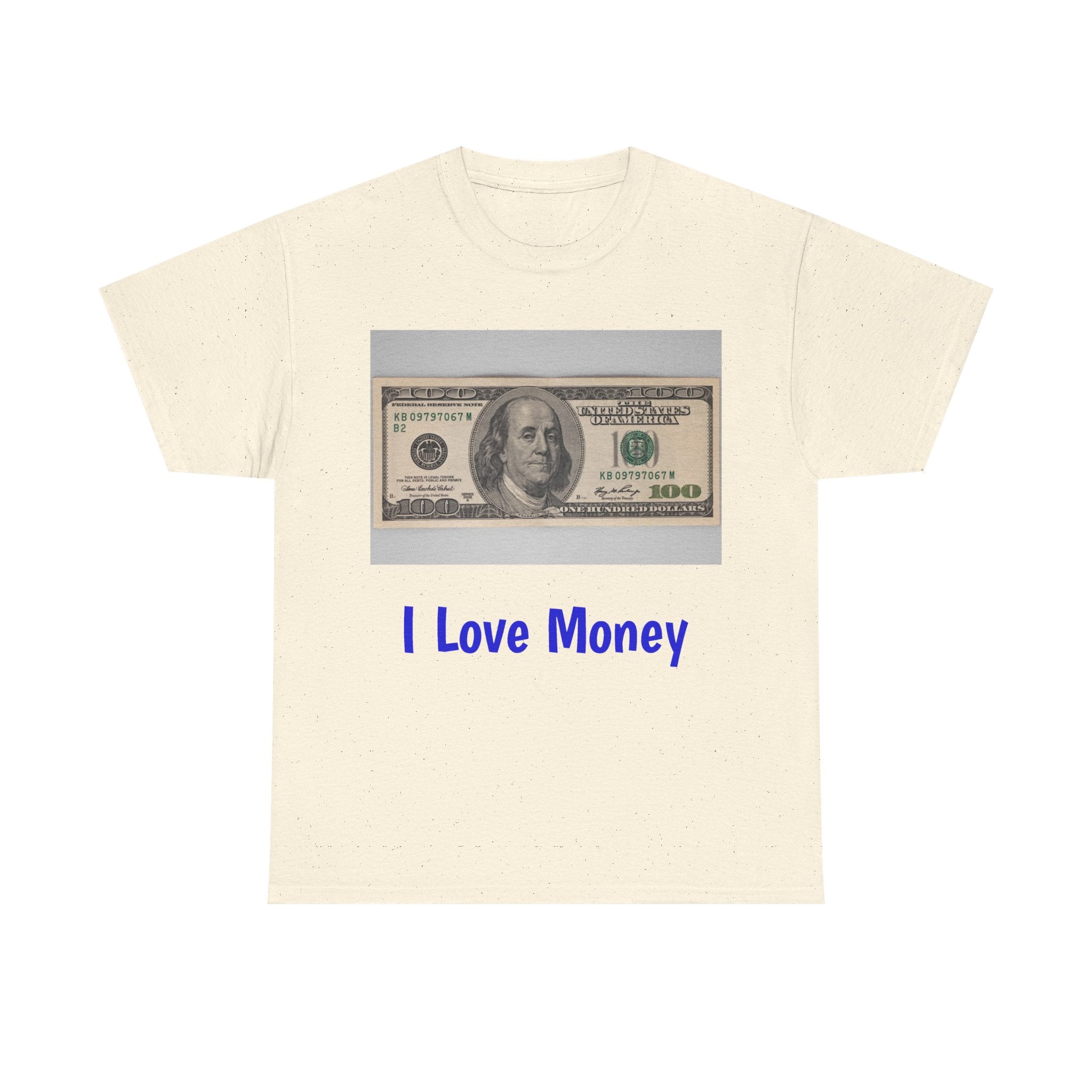 Money Print T‑Shirt – 100 Bill Graphic Tee